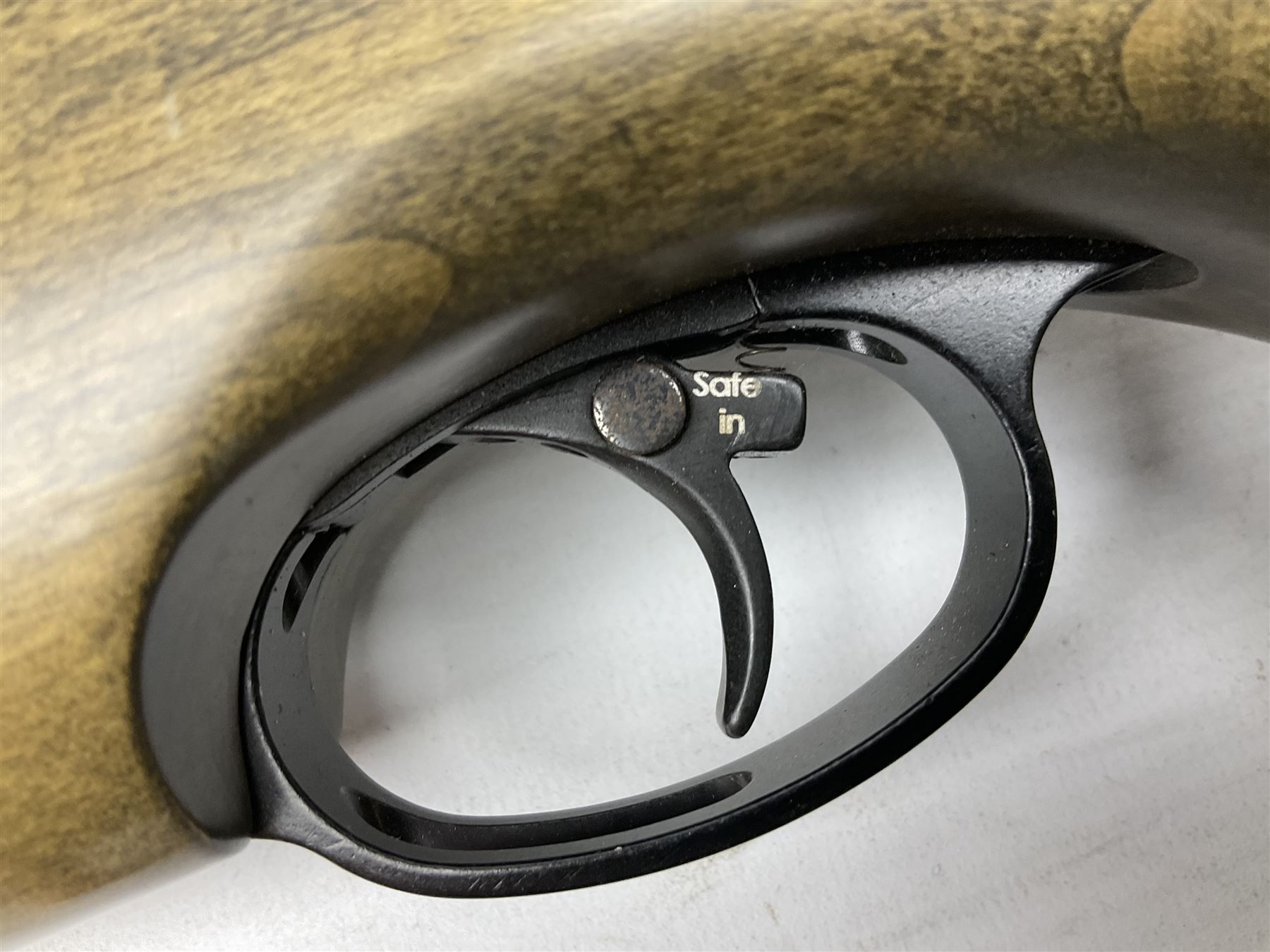 Air Arms S400F Carbine bolt-action .22 multishot air rifle, pump-up action, adjustable trigger, fitted with sound moderator and Nikko Stirling Mountmaster 3-9 x 50 telescopic sight, complete with stirrup type pump, pressure gauge etc, serial no.135456, L106cm; in gun sling