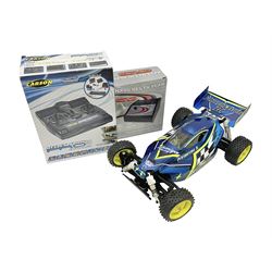 Tamiya - Plasma Edge II radio controlled car together with boxed NX86 Delta Peak AC/DC fast charger and Carson Reflex Stick Pro 3.1 Elektro Set