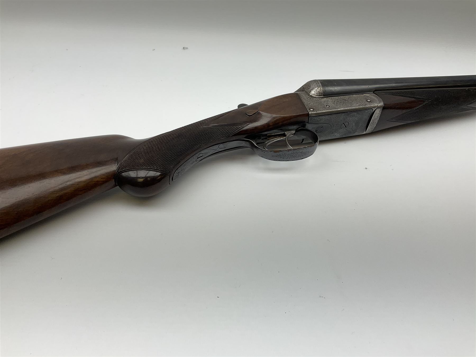 Fred Williams London & Birmingham 12-bore side-by-side double barrel box-lock non-ejector sporting gun with 2 1/2