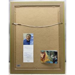 Rolf Harris (Australian 1930-): 'The Straw Hat' 'The Red Umbrella' and 'Sunset Lion', three limited edition  giclee prints signed and numbered 268/695, 175/195 and 194/345 in pencil, max 60cm x 36cm (3)