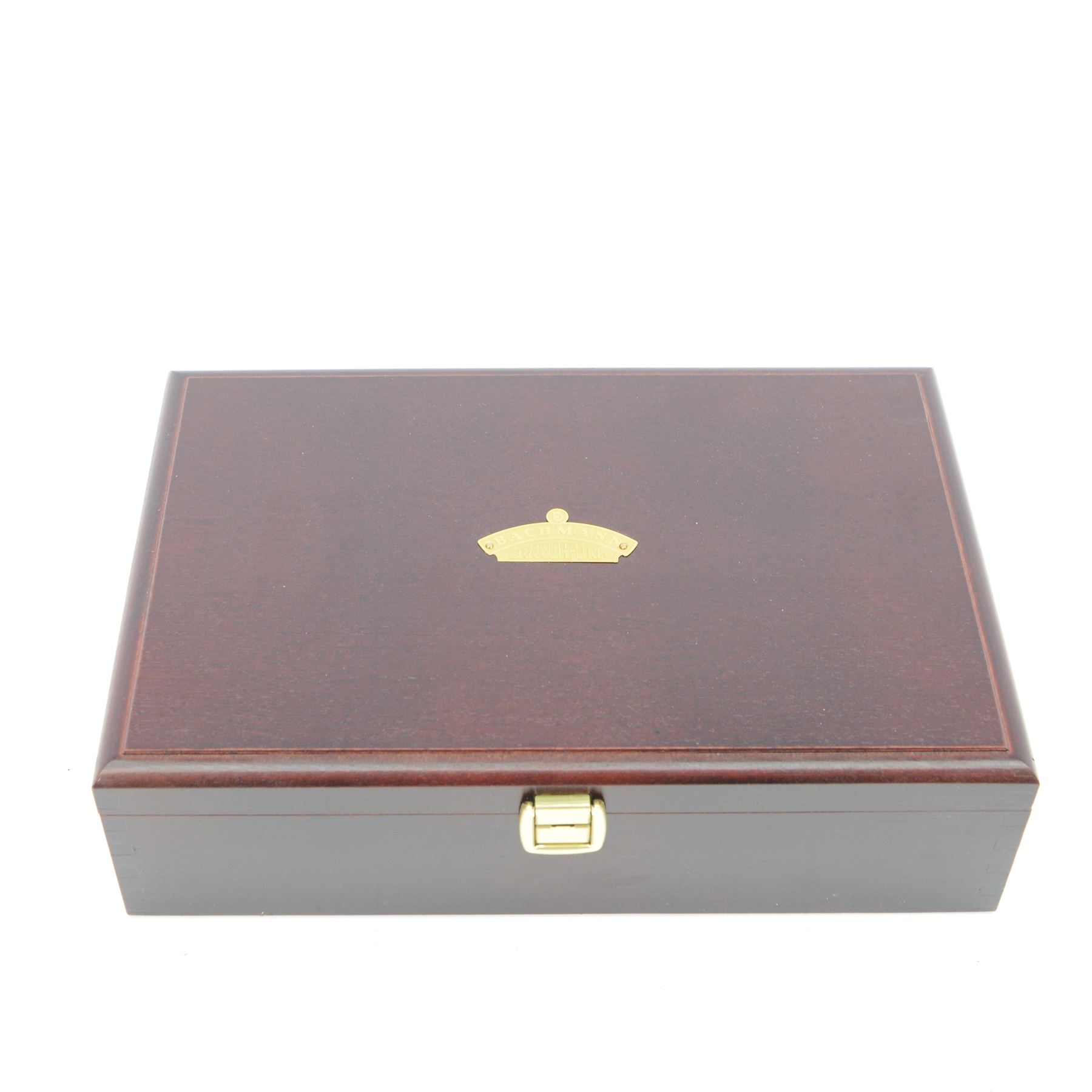 Limited edition Bachmann '00' gauge 2-8-0 'Sir Guy Williams' locomotive and tender no. 400 in blue and red livery, contained within wooden presentation box with certificate, limited edition no. 1066/2000 