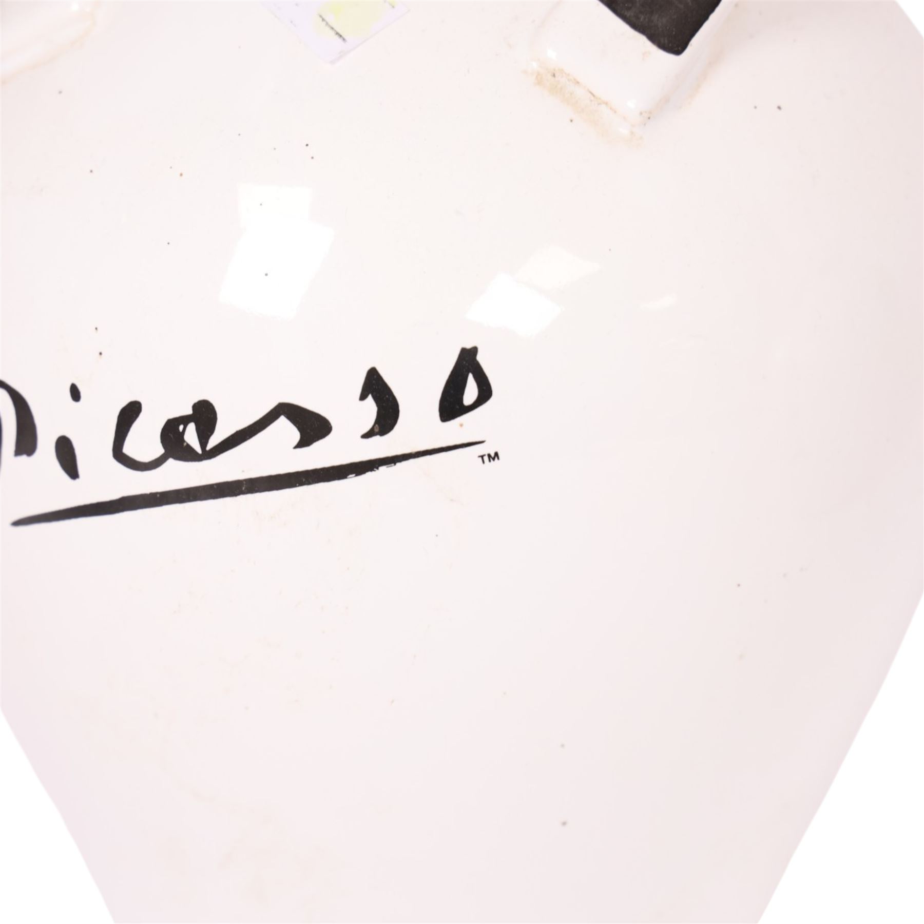 Picasso Masterpiece Editions, two vases and a jug of Living Face, 1963, printed marks beneath and dated 1996, largest H33cm