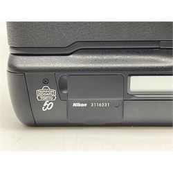 Nikon F5 50th Anniversary Model camera body, serial no. 3116231, with neck strap and original presentation box 