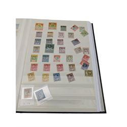 World Stamps including Seychelles, Southern Rhodesia, Sudan, Cyprus, Bermuda, Queen Victoria Canada, King Edward VII Straits Settlements etc, mixture of mint and used values, housed in a black stockbook