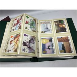 Various Royal Mail PHQ cards, first day covers, World stamps including Poland, Uruguay, Pakistan etc, housed in sixteen albums / folders, in one box