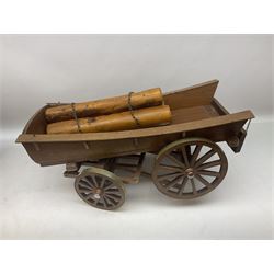 Approximately forty seven ceramic Shire horses to include Sylvac and Melba Ware examples of various sizes and colours, many with harnesses, and a quantity of carts and wagons 