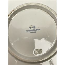 Tony Morris (British 1942-2018) for Poole Pottery: Studio pottery bowl of shallow circular form, thrown by Alan White, glazed and decorated by Tony Morris, impressed and painted marks to base, printed and painted marks beneath D35.5cm 