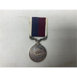 George VI RAF Long Service and Good Conduct Medal awarded to 506313 F/Sgt. F.G. Hollings R.A.F.; with ribbon 