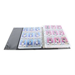 Large collection of Football trading cards, including full Manchester Untied Upper Deck set in official folder, large quantity of Topps Match Attax cards, including full sets, in official collectors binders, Panini Euro 2012 part set in folder, etc, all housed in folders