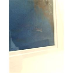 Madeleine Eyland (Belgian/British 1930-2021): 'Sea Link', pastel signed 37cm x 26cm 
Provenance: artist's studio collection; exh. Royal Academy Summer Exhibition 2003, label verso. Marie-Madeleine Eyland (neé Legrain) was born in 1930 at Floriffoux, Belgium; she lived most of her life in Scarborough working as a nurse and an artist.