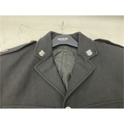 Hull City Police - vintage tunic with matching cape, collar no.H460; another tunic with WW2 medal ribbon bar; early sergeant's tunic; and later sergeant's tunic (5)