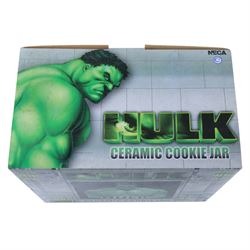 Two Neca cookie jars, Spider-Man and The Hulk, both boxed