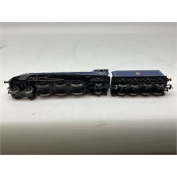 Hornby '00' gauge - Class P2 2-8-2 locomotive 'Cock O' The North' no. 2001, Class A4 4-6-2 locomotive 'Woodcock' no. 4493, Class A4 4-6-2 locomotive 'Golden Eagle' no. 60023 and Merchant Navy Class (Original) 4-6-2 locomotive 'Channel Packet' no. 21C1, all DCC ready (4)