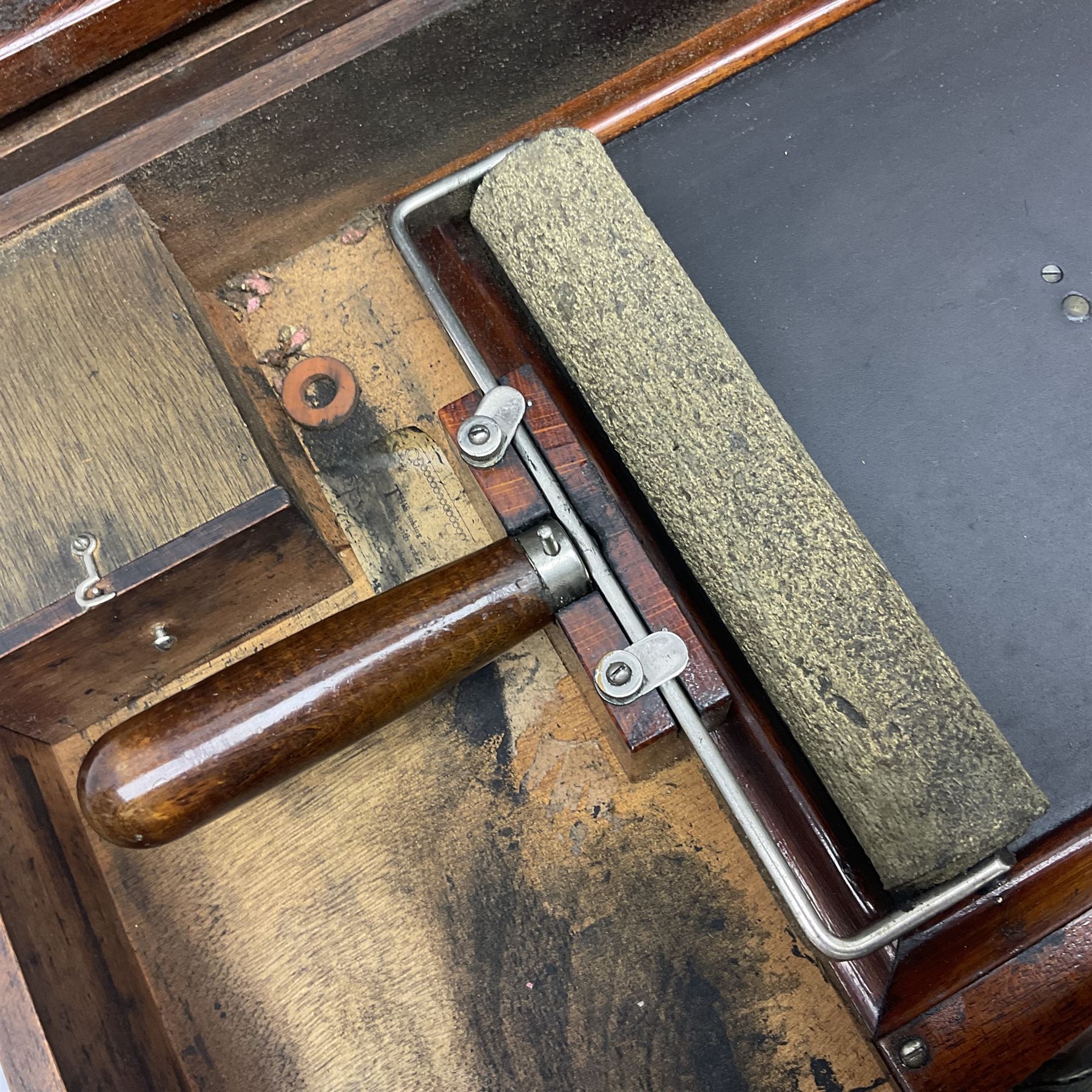 Underwood standard duplicator, in original wooden box, with gilt lettering to cover