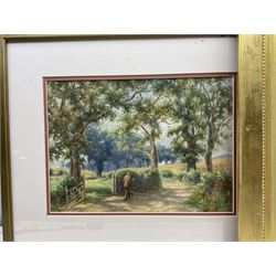 Three watercolours, comprising: Ben Hoyles (exh.1890-1906), William R Hoyles (1870-1935), and another indistinctly signed (3)