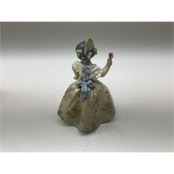 Lladro figures, Lolita model 5372, Carmencita model 5373, Valencianita model 5374 and Teresita model 5375
