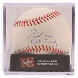 Five signed Rawlings baseballs, comprising Tom Glavine with HOF 2014 inscription, Mike Piazza, Sandy Koufax, Tom Seaver with HOF '92 inscription and Nolan Ryan with HOF '99 inscription, together with a signed Tampa Bay Devil Rays baseball, with acrylic cases and certificates of authenticity (6)
