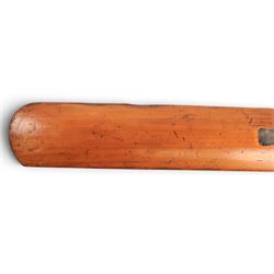 Victorian Jefferies & Malings of Woolwich cricket bat with silver plaque, presented to A.G. Baker for the Highest Average December 1874, together with a Gunn & Moore Ltd 'The Autograph' cricket bat (2)