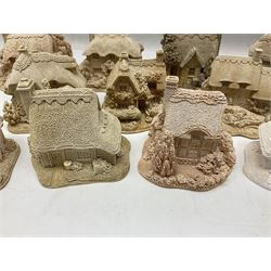 Twenty-three Lilliput Lane models from the Paint Your Own collection, to include Catmint Cottage, Sugar and Spice, Gypsy Cottage, Ruby Cottage and Little Birch, some boxed