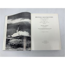 Parkes Oscar: British Battleships. 1990 Leo Cooper; and March Edgar: British Destroyers. 1966; both with dustjacket (2)