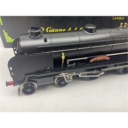 Ace Trains '0' gauge - E/10 Schools Class 4-4-0 locomotive 'Westminster' No.908 and tender in SR Wartime black; boxed with instructions, original packaging and invoice dated 26/09/2012 in outer delivery box