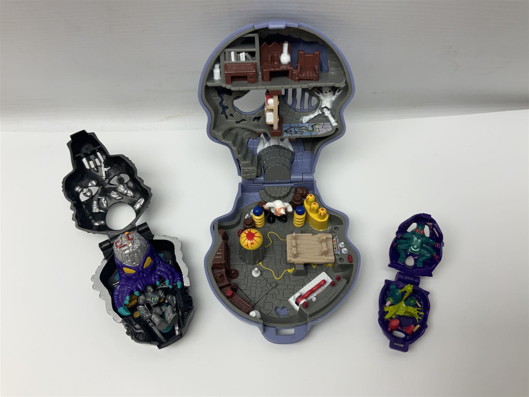 Mighty Max, 1990s Bluebird Toys PLC, large play sets Mighty Max Takes Terror Talons, Mighty Max Blasts Magus, Mighty Max Storms Dragon Island; six further Doom Zones, three Horror Heads and assorted related mini figures and accessories 
