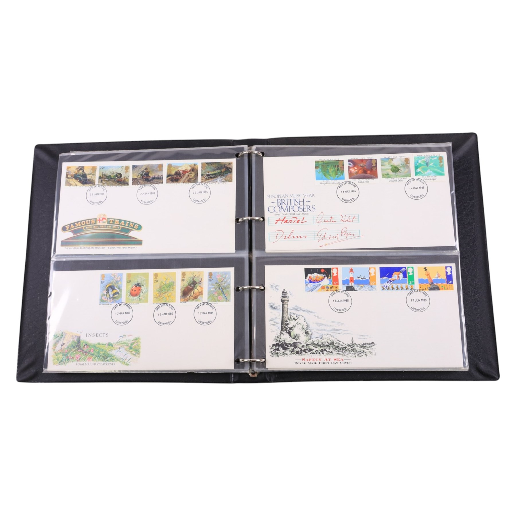Great British first day covers, PHQ cards, etc, in two boxes