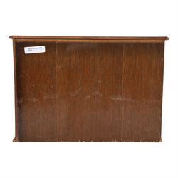 Table top straight front draws, with seven draws, H30cm