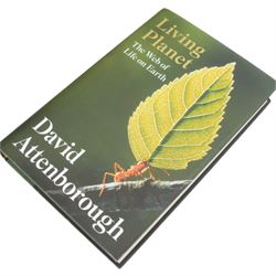 Attenborough, David; Life on Earth, Collins, London 1979 first edition hardback, A Life on Our Planet, Witness Books, London 2020 first edition hardback, together with seven other David Attenborough books  