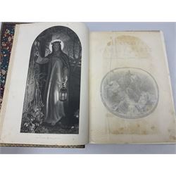 19th century The Illustrated Family Bible with Explanatory Critical & Devotional Commentary, published by  A Fullarton & Co, leather-bound with gilt decoration to cover, with the family register filled in for the Duggleby & Dunn family of Beverley