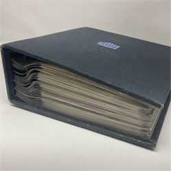 Thirty-one 'International Society of Postmasters Official Commemorative Issues' sterling silver proof medallic covers dating from 1975 to1977, housed in the official folder and a 'Commemorating The Bicentennial Of The United States Of America' sterling silver proof medallic first day cover in blue wallet