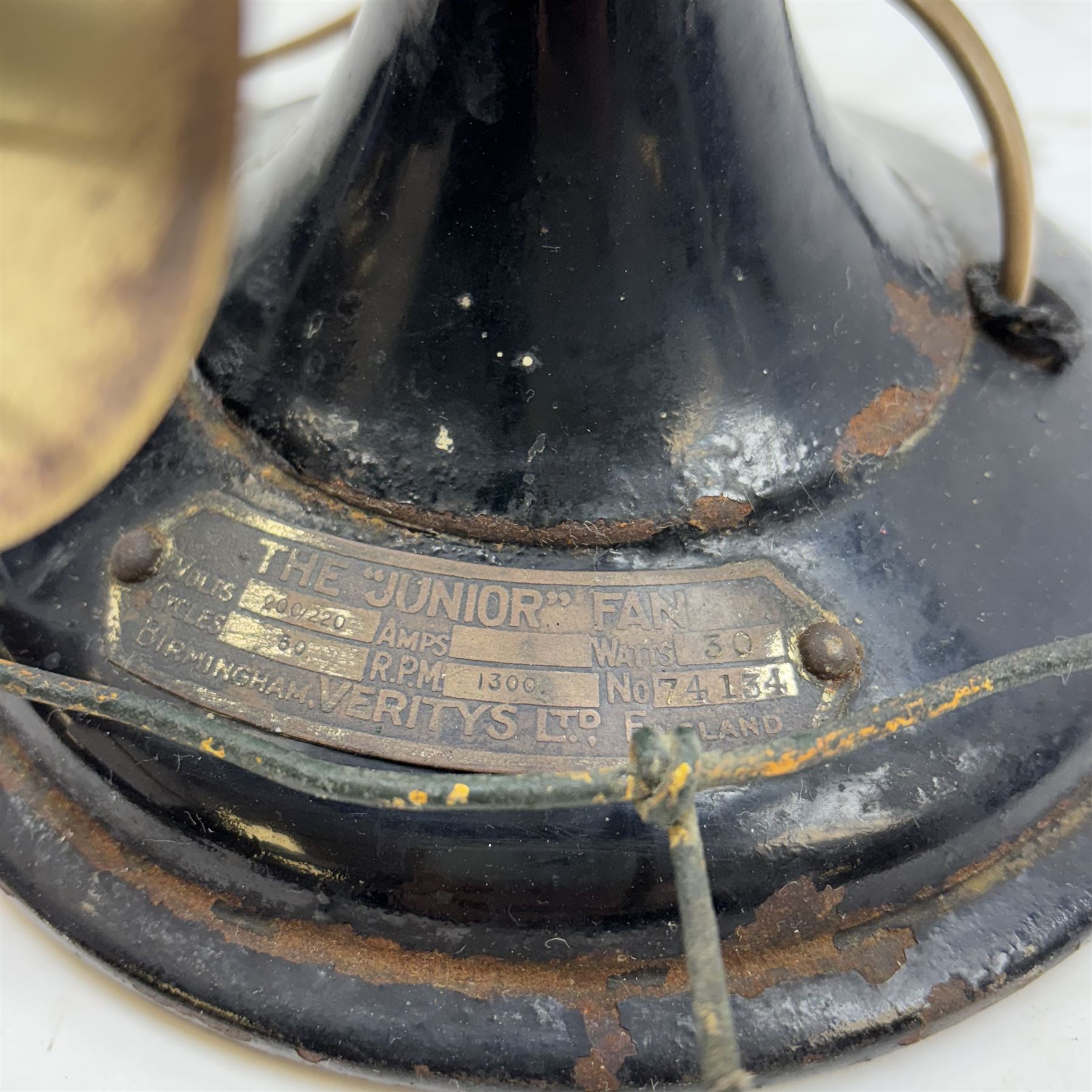 20th century Veritys Ltd  'The Junior Fan', H37cm