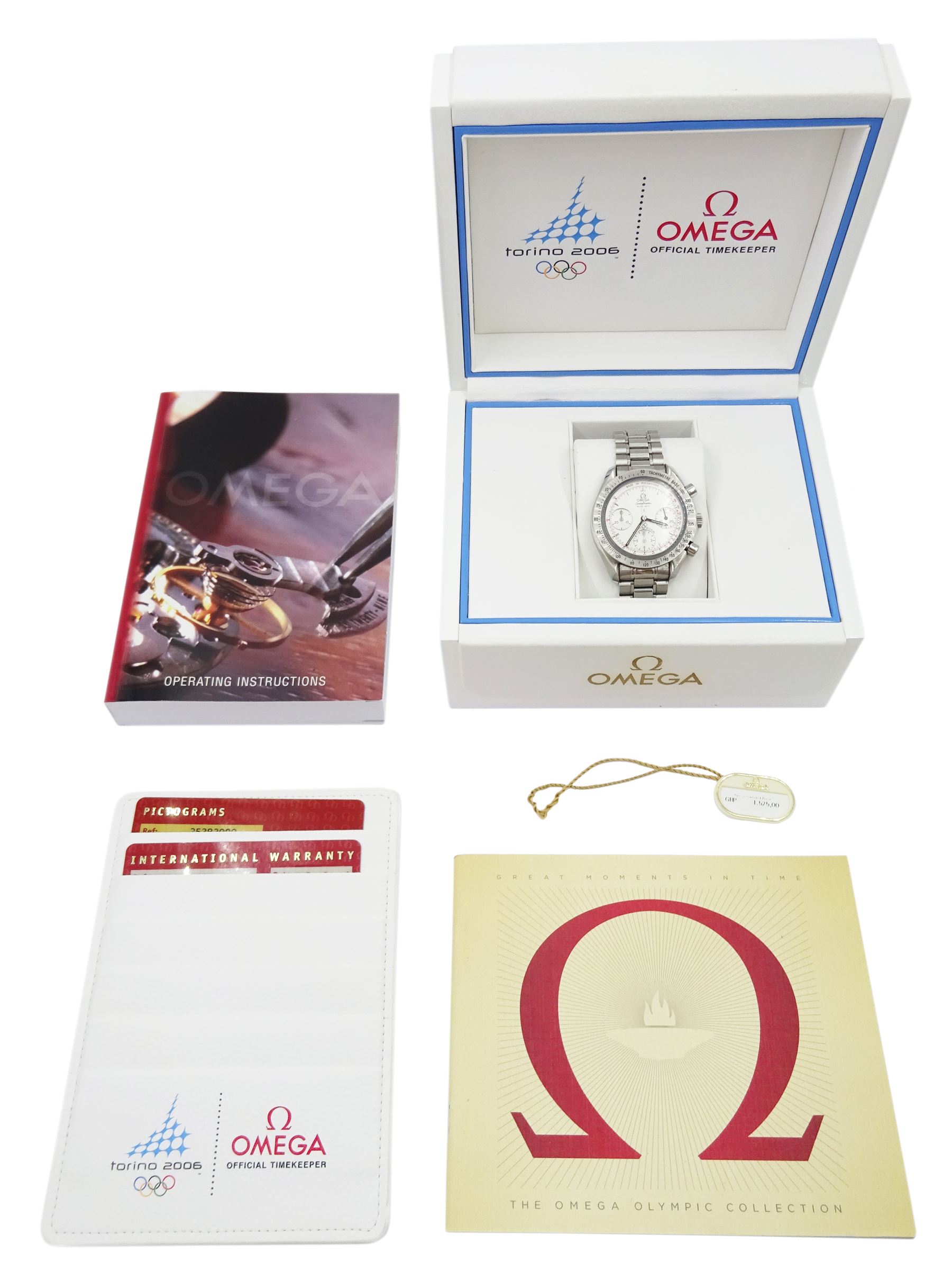 Omega Speedmaster Olympic Torino 2006 stainless steel automatic