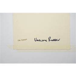 Prunella Scales (British 1932-2025): 'Clem - My Grandson', together with three further postcards by actors Timothy West, Valerie Rosser and Phillip Beck, mixed media variously titled and one dated July '07, mostly signed verso max 20.5cm x 14.5cm (5) (unframed)
Notes: Prunella Scales was a British actress best known for her role in Fawlty Towers. Scales was married to Timothy West, a prolific actor across stage and screen.