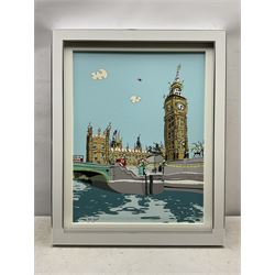 Dylan Izaak (British 1971-): 'Snowed Under', limited edition embellished giclée print laid down on board signed and numbered 1/195, 65cm x 50cm 
Provenance: purchased by the vendor from Whitewall Galleries