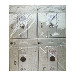 Mostly Commemorative Queen Elizabeth II coins, including various brilliant uncirculated fifty pence pieces in packs, DateStamp capsules containing commemoratives with 2016 'Shakespeare' two pounds, 2016 'The First World War', 2016 'EIIR 90' five pounds etc