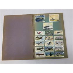 Magnus Laurie: The West Riding Territorials in the Great War. 1920: German Haus Neuerburg cigarette card album entitled Der Bunte Rock depicting 19th century military uniforms; French Chocolat Aiglon trade card album including some military costumes; and a cigarette card album, some of military interest (4)