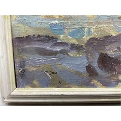 William B Dealtry (British 1915-2007): View Across a Bay, oil on board signed 25.5cm x 36cm
Provenance: direct from the family of the artist.
