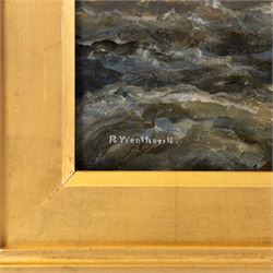 Richard Weatherill (British 1844-1923): Sailing Vessels and Steam Tug leaving Whitby Harbour, oil on canvas signed 37cm x 75cm 
Provenance: private collection, purchased David Duggleby Ltd 6th November 2020 Lot 97