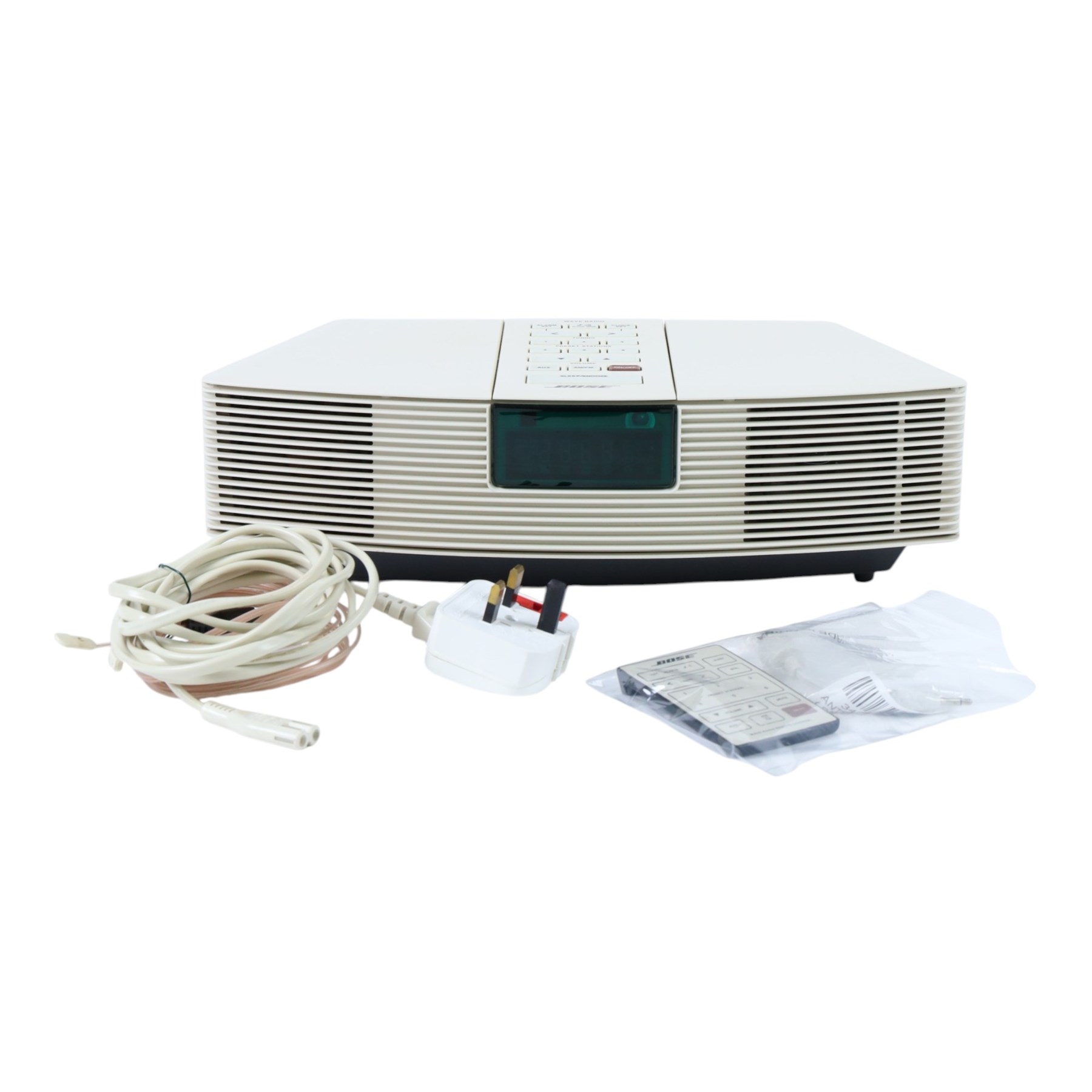 Bose Wave Radio Model AWR1-2W, with remote, mains lead and antenna