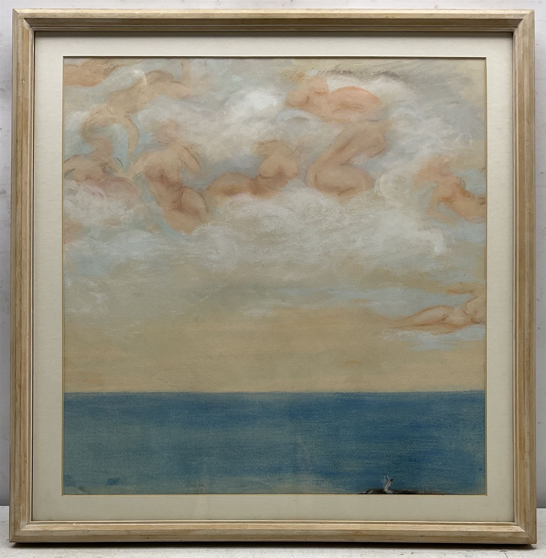 Rognon de la Fleche (Lady Cara Harris) (British 1865-1931): 'The Sky is full of Ladies', pastel unsigned, titled and dated c.1927 on gallery label verso 44cm x 42cm 
Provenance: exh. 'The Art of Rognon de la Fleche', Michael Parkin Gallery, Motcomb Street, London 1990, label verso