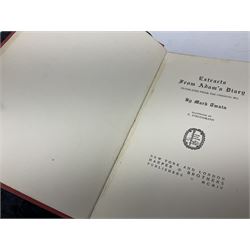 Mark Twain; Extracts from Adam's Diary, Harper & Brothers 1904 