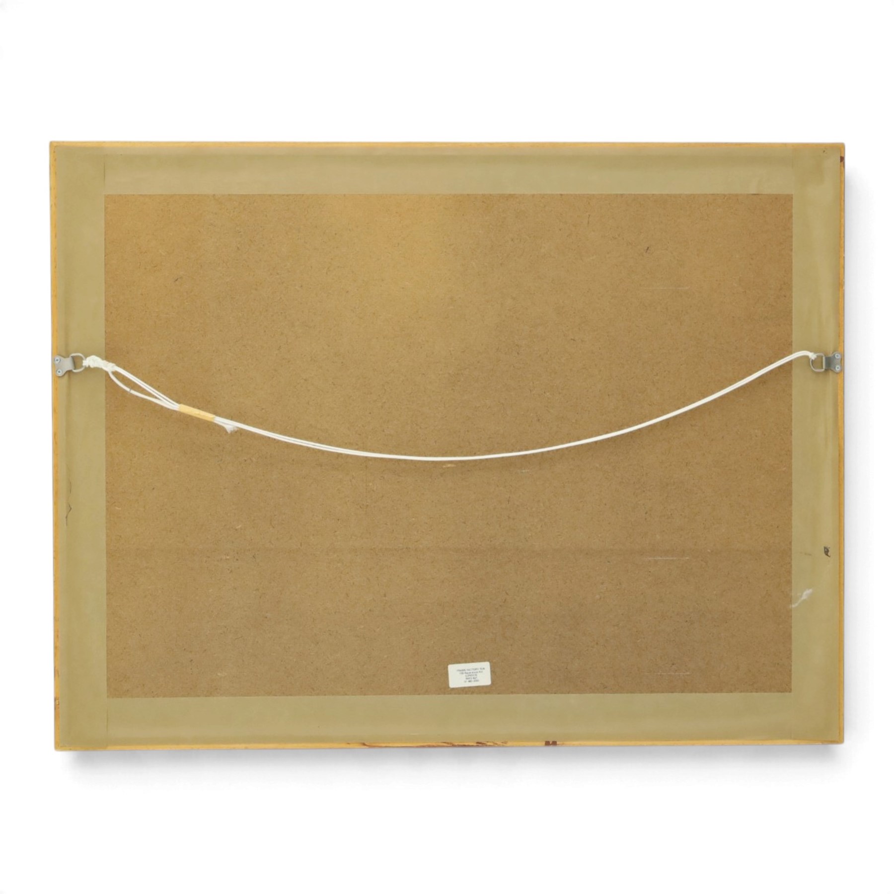 Contemporary giltwood wall mirror, of rectangular form with moulded frame