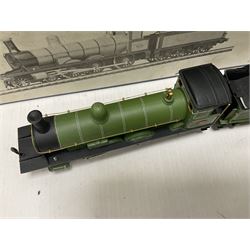 DJH Models - two kit built ‘00’ gauge models comprising K8 CR LMS BR Class 439 0-4-4T no.15189 locomotive in crimson and HR/LMS Jones Goods 4-6-0 no.103 locomotive and tender in HR green; in original boxes 