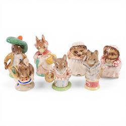 Seven Beswick Beatrix Potter figures, including Mrs Tiggy Winkle, Appley Dapply, Mrs Tittlemouse etc 