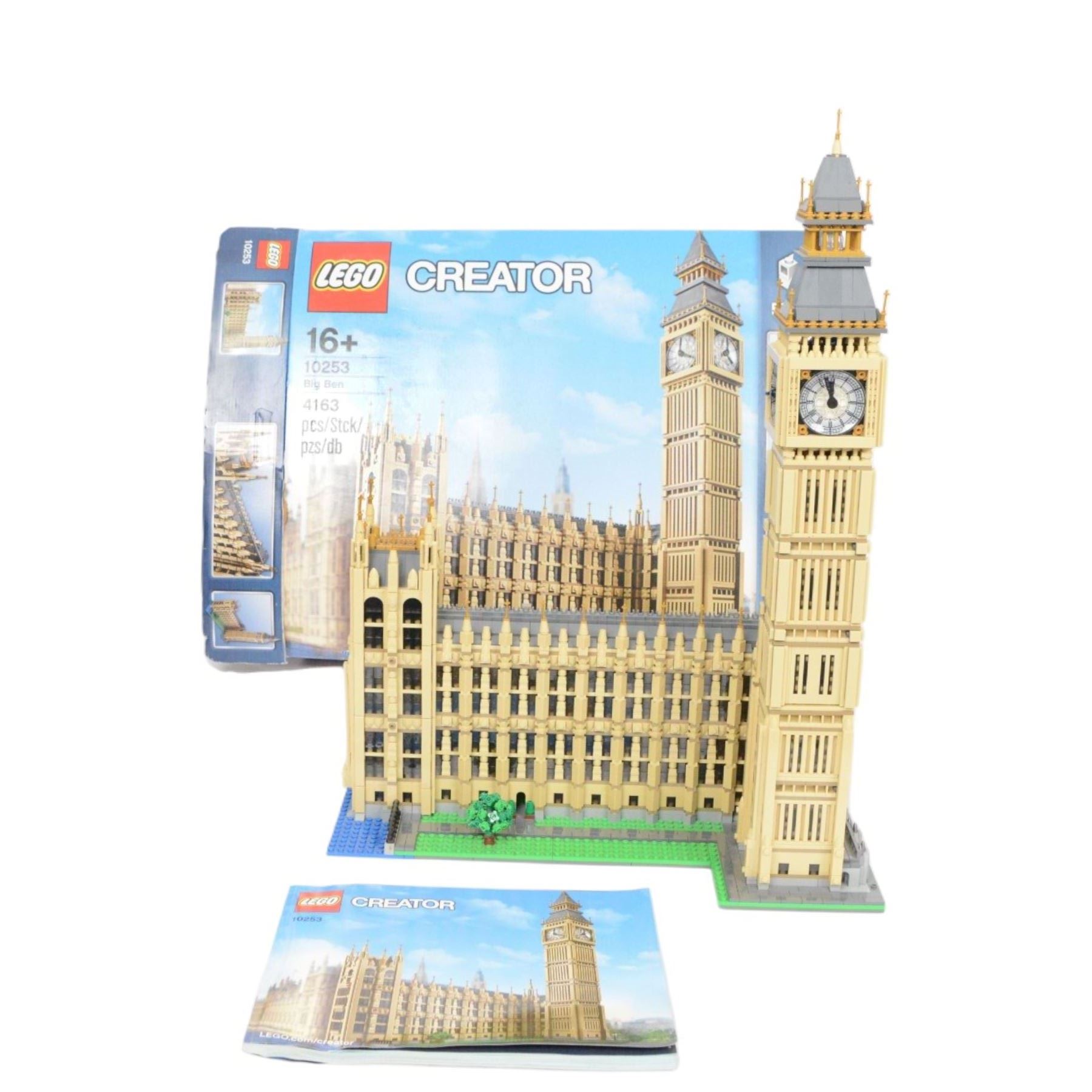 Lego Creator Big Ben no. 10253, built with box and instructions