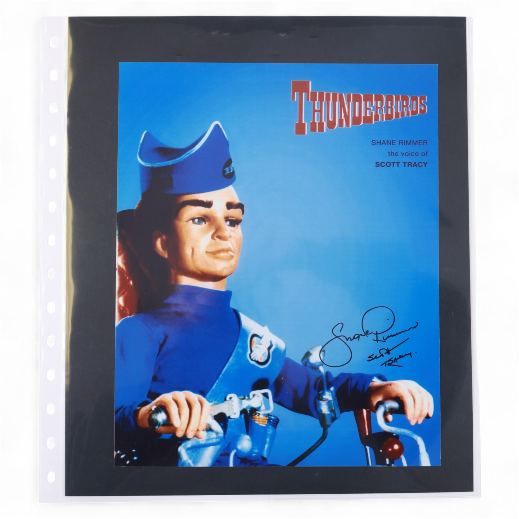 Collection of signed stills and promotional photographs, mostly Sci-Fi TV and film related, including Andy Serkis, Warwick Davis, James Earl Jones, Leroy James, Leonard Nimoy, Billy West, Robert Vaughn, Shane Rimmer, Ethan Phillips etc, all with certificates of authenticity, contained within dark green album