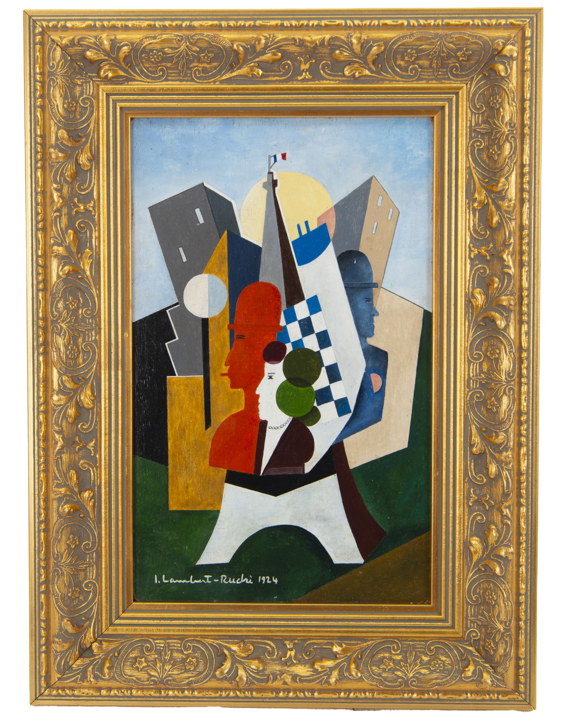 Jean Lambert-Rucki (Polish 1888-1967): Cubist Parisian