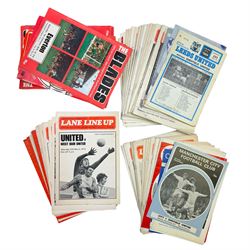 Collection of football programmes, relating predominantly to Sheffield Wednesday and Sheffield United from 1955 onwards, including Sheffield United v Sheffield Wednesday FA Cup Semi final 1973 and Sheffield Wednesday v Arsenal FA Cup final 1993, together with a collection of football league reviews
