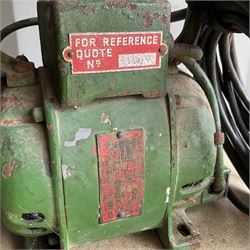 Vintage Bristol Pneumatic Tools air compressor  - THIS LOT IS TO BE COLLECTED BY APPOINTMENT FROM DUGGLEBY STORAGE, GREAT HILL, EASTFIELD, SCARBOROUGH, YO11 3TX